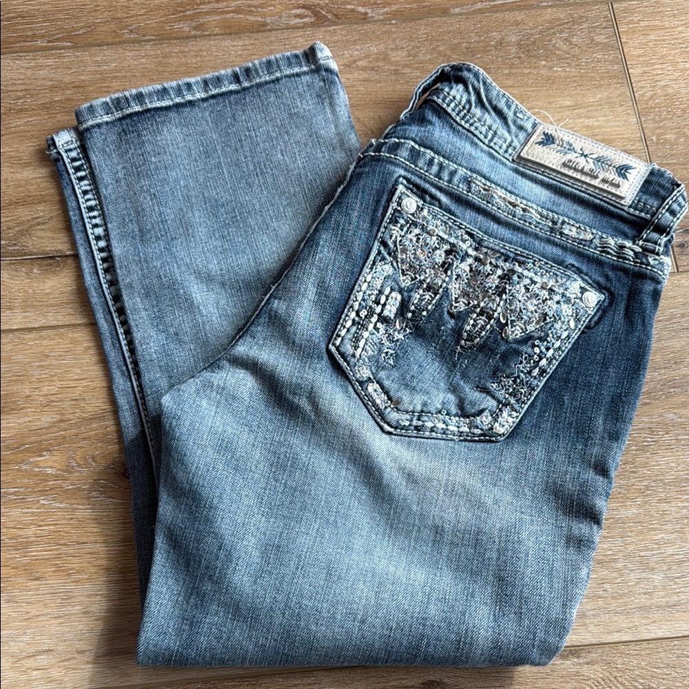 Embellished Blue Jeans